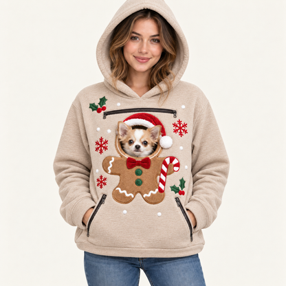 PocketPaw™ Christmas Pet-Carrier Hoodie